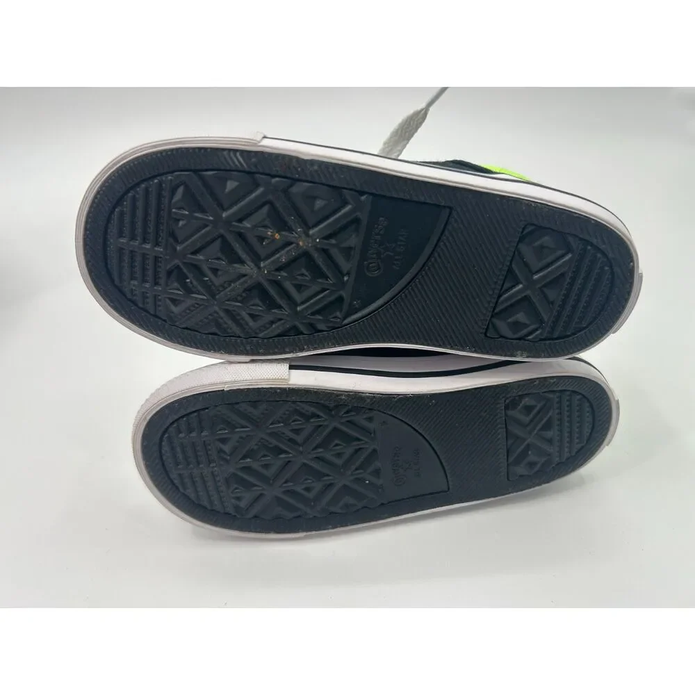 Converse Chuck Taylor All Star Axel Black Green Toddler Shoes Size 10